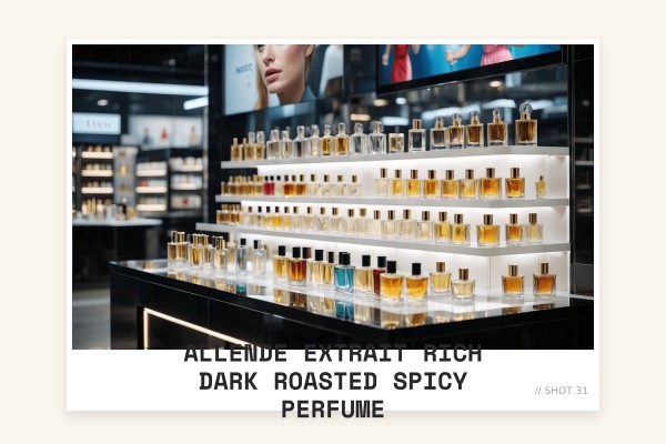 Allende Extrait rich dark roasted spicy perfume