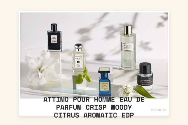 Attimo Pour Homme Eau de Parfum crisp woody citrus aromatic EDP