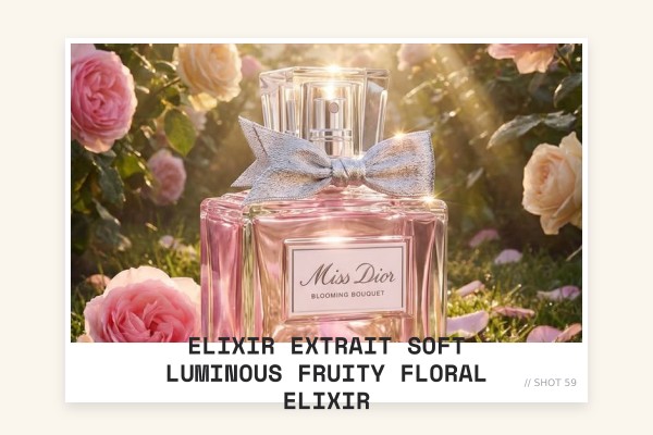Elixir Extrait soft luminous fruity floral elixir