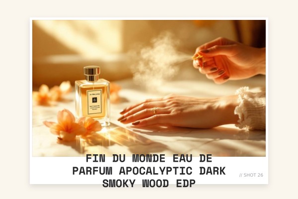 Fin du Monde Eau de Parfum apocalyptic dark smoky wood EDP