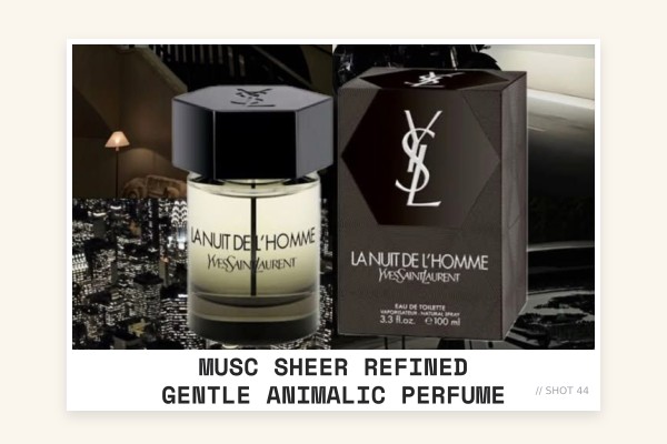 Musc sheer refined gentle animalic perfume