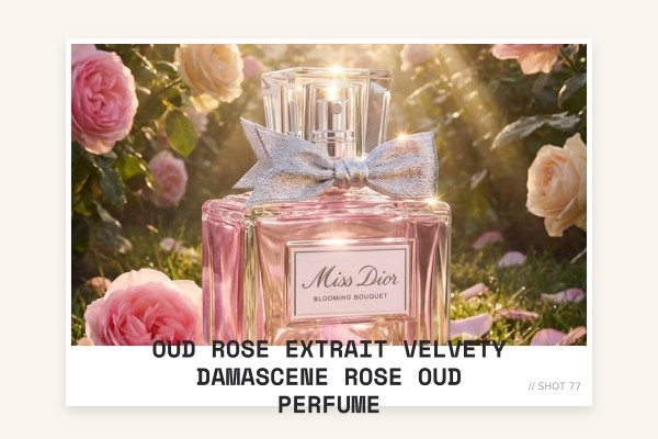 Oud Rose Extrait velvety damascene rose oud perfume