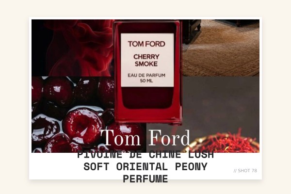 Pivoine de Chine lush soft oriental peony perfume
