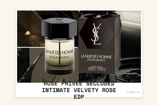Rose Privée secluded intimate velvety rose EDP