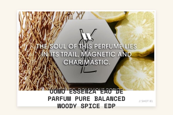 Uomo Essenza Eau de Parfum pure balanced woody spice EDP
