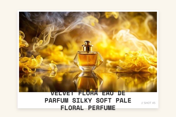 Velvet Flora Eau de Parfum silky soft pale floral perfume