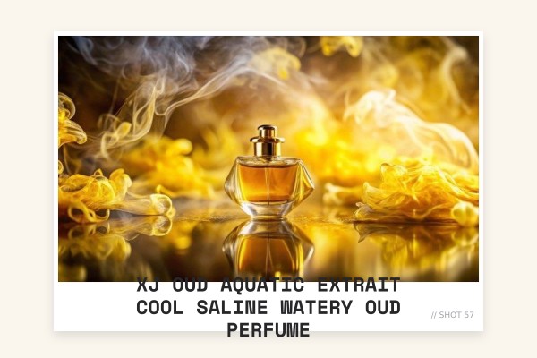XJ Oud Aquatic Extrait cool saline watery oud perfume